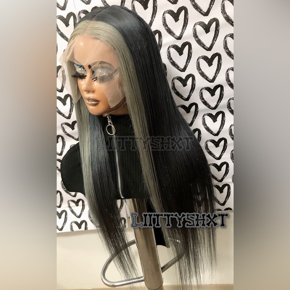 13x4 26inch Lace Front Wig 100% Human Hair Custom Color ( Stone Cookies) - Picture 3 of 4